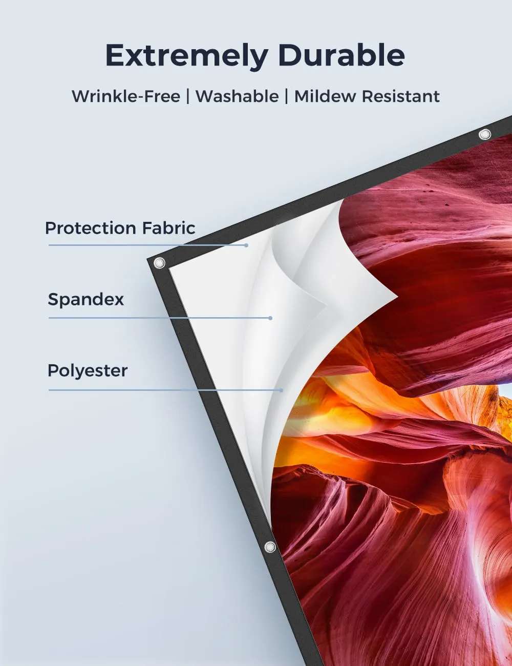 Aurzen 120" Portable Projector Screen - Image 5
