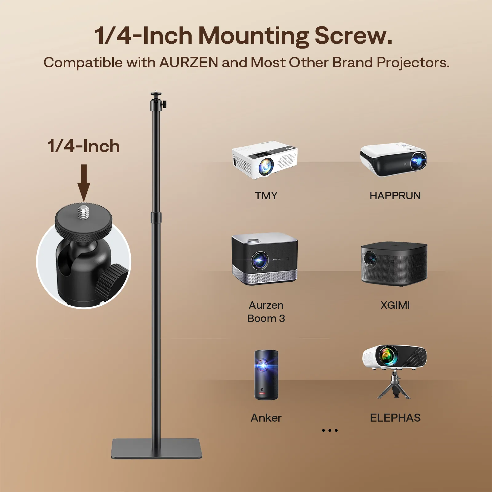 Aurzen PJ001FS Adjustable Projector Stand - Image 4