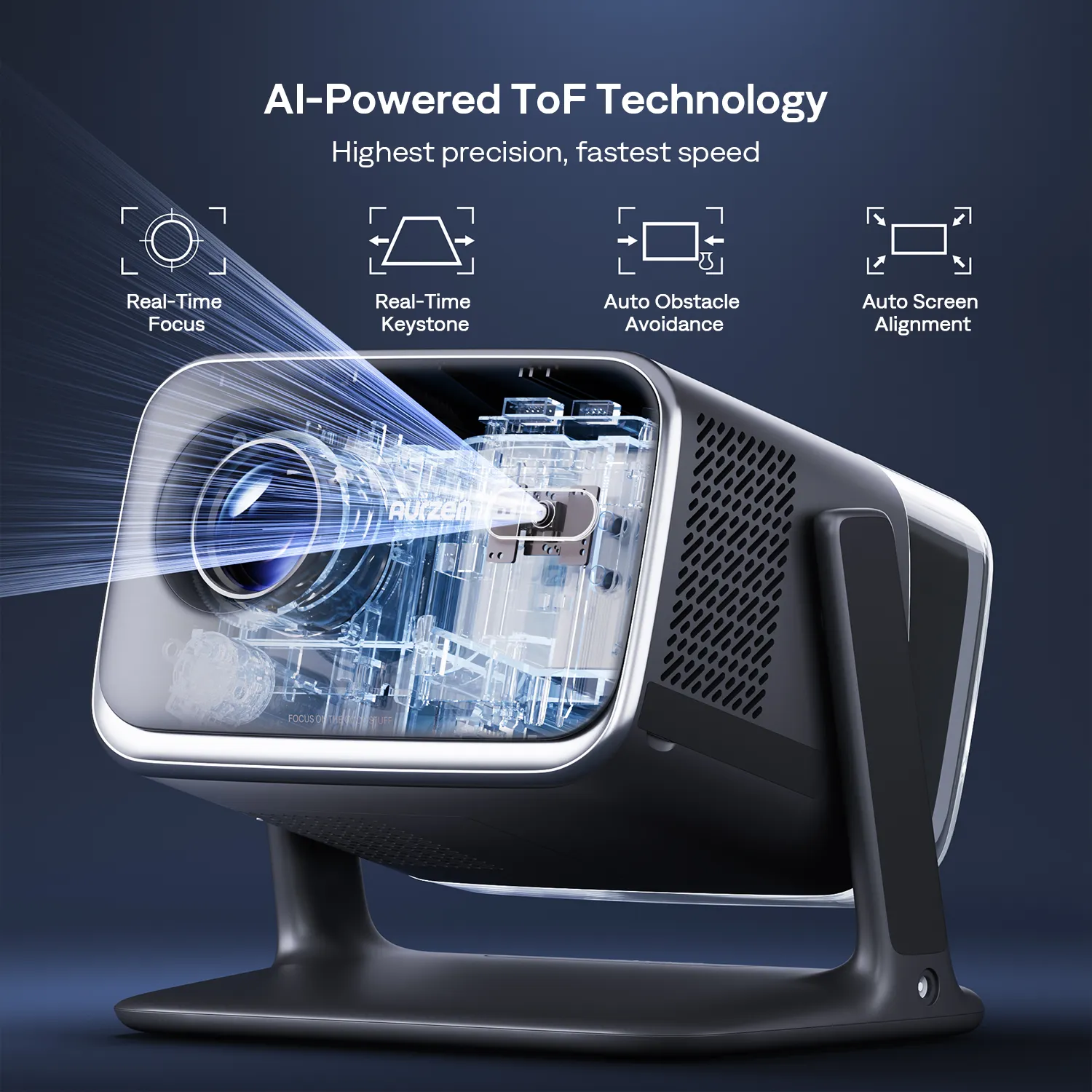 Aurzen BOOM mini Google TV Smart Projector - Image 5