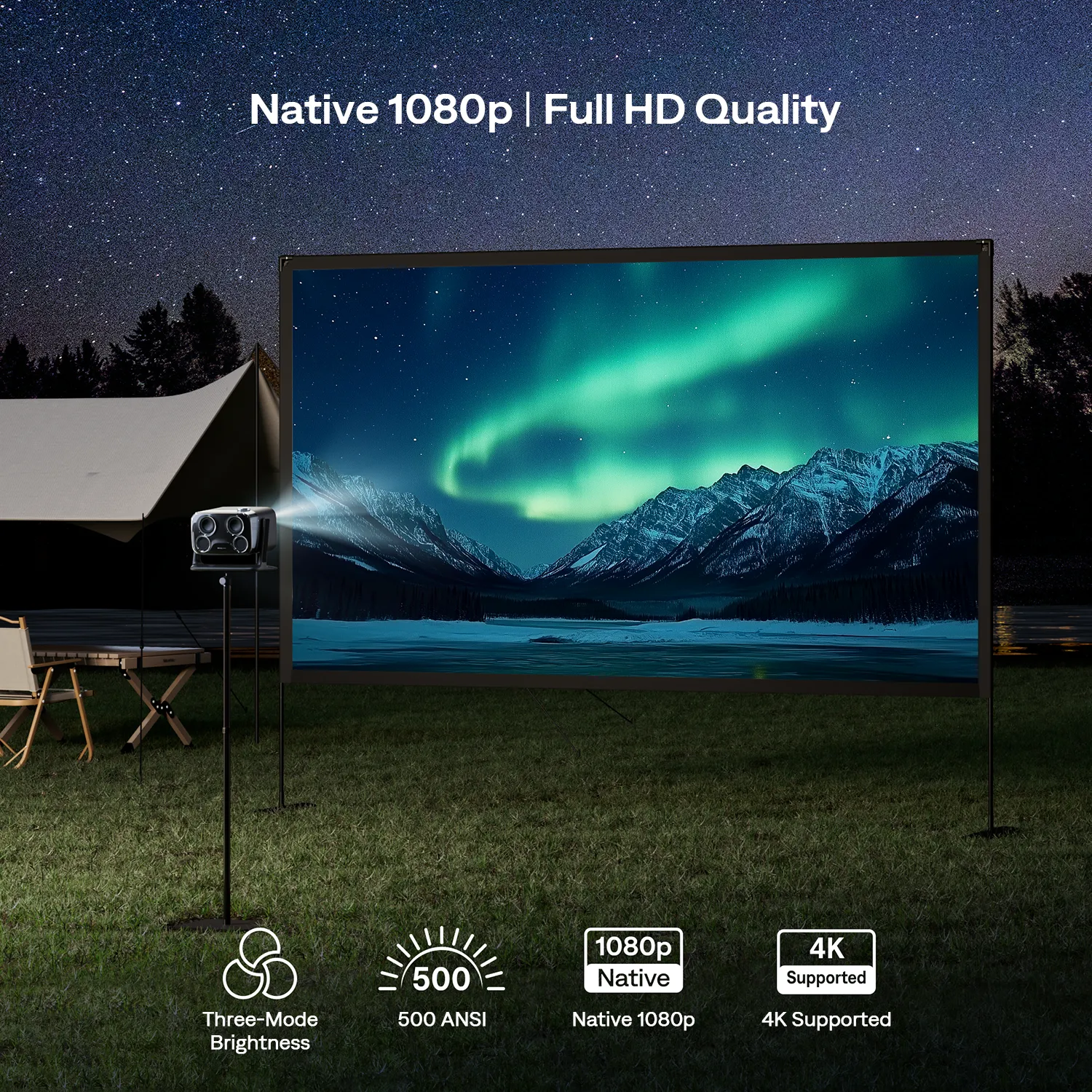 Aurzen BOOM mini Google TV Smart Projector - Image 3