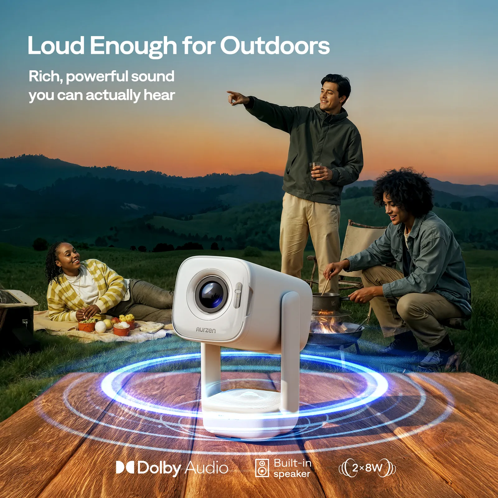 Aurzen EAZZE D1 air Portable Smart Projector - Image 5