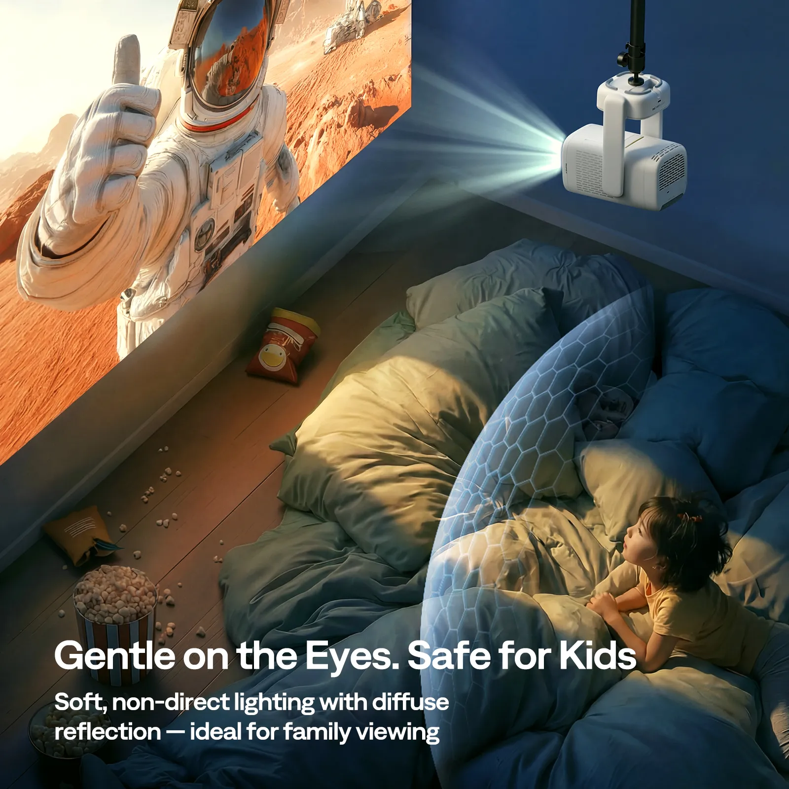 Aurzen EAZZE D1 air Portable Smart Projector - Image 9