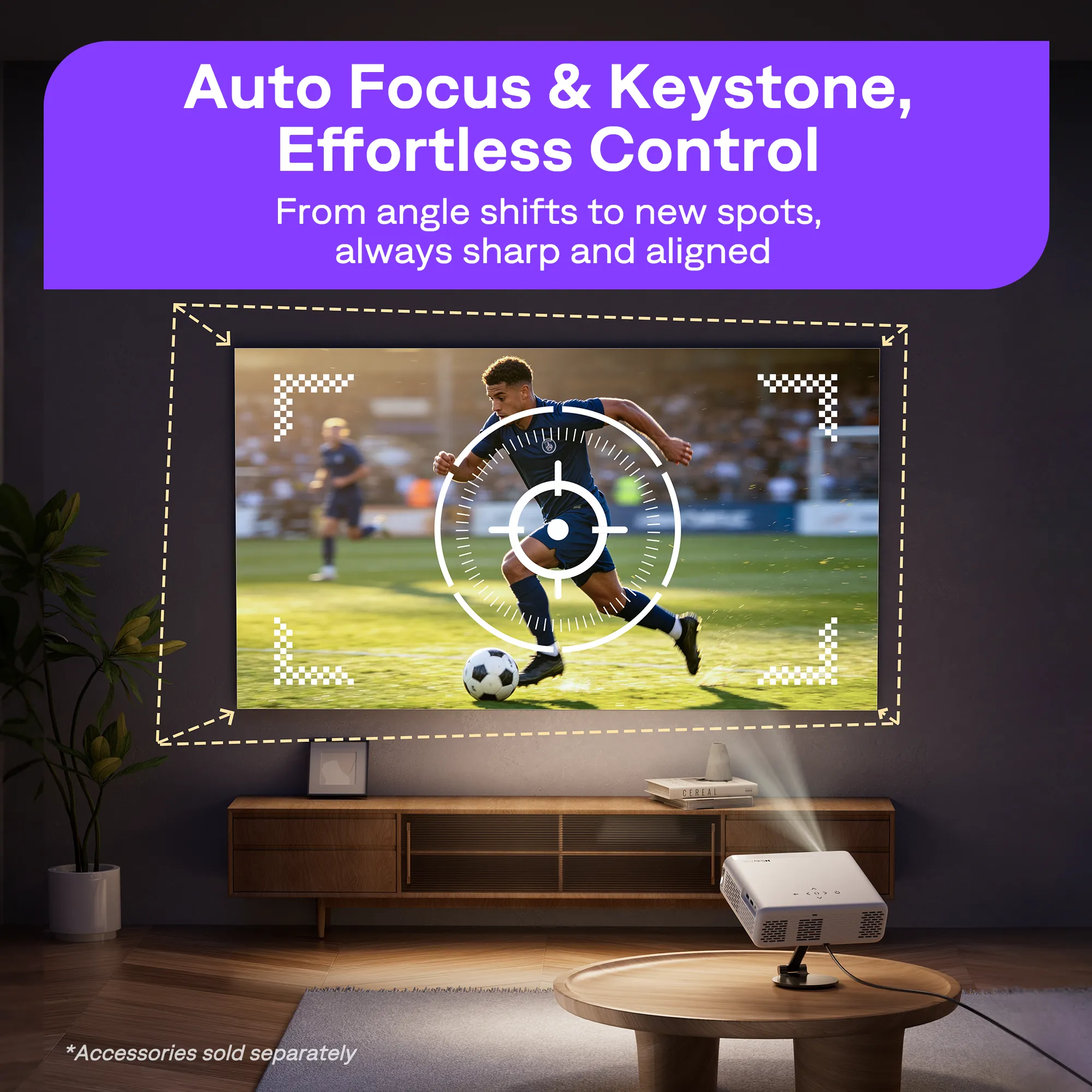 Aurzen EAZZE D1R Roku TV Smart Projector - Image 10