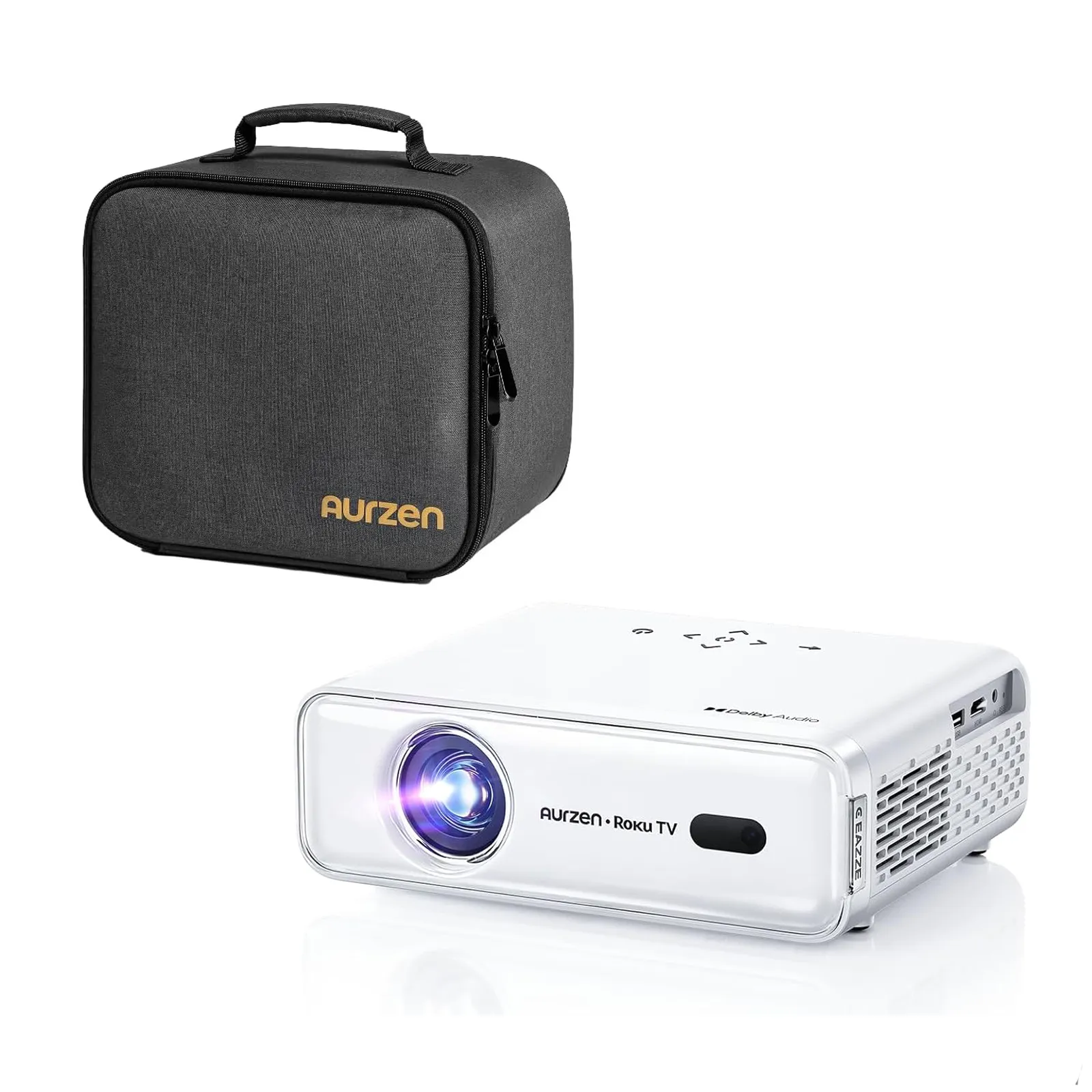 Aurzen EAZZE D1R Roku TV Smart Projector - Image 12
