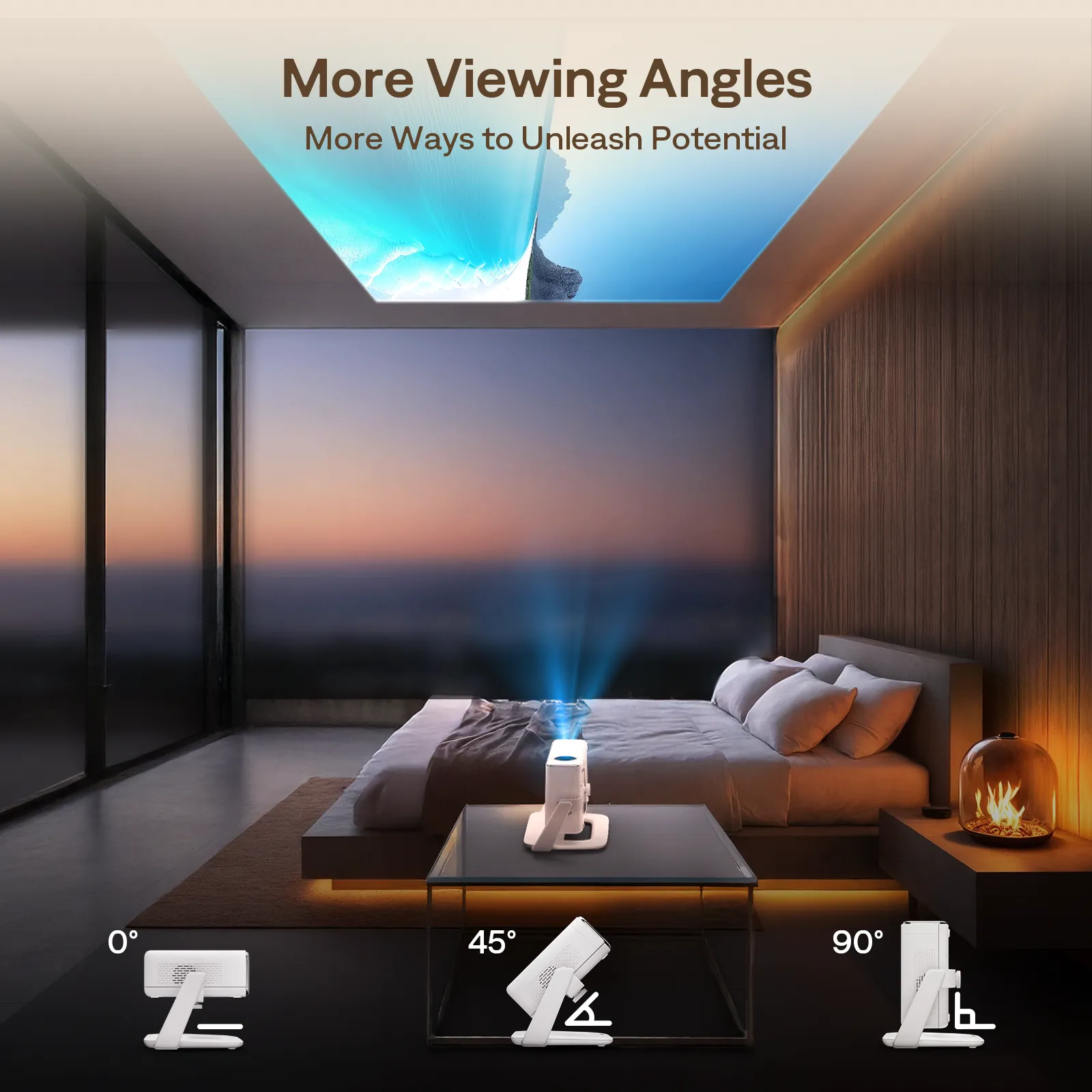 Aurzen Multi-Angle Projector Stand - Image 8