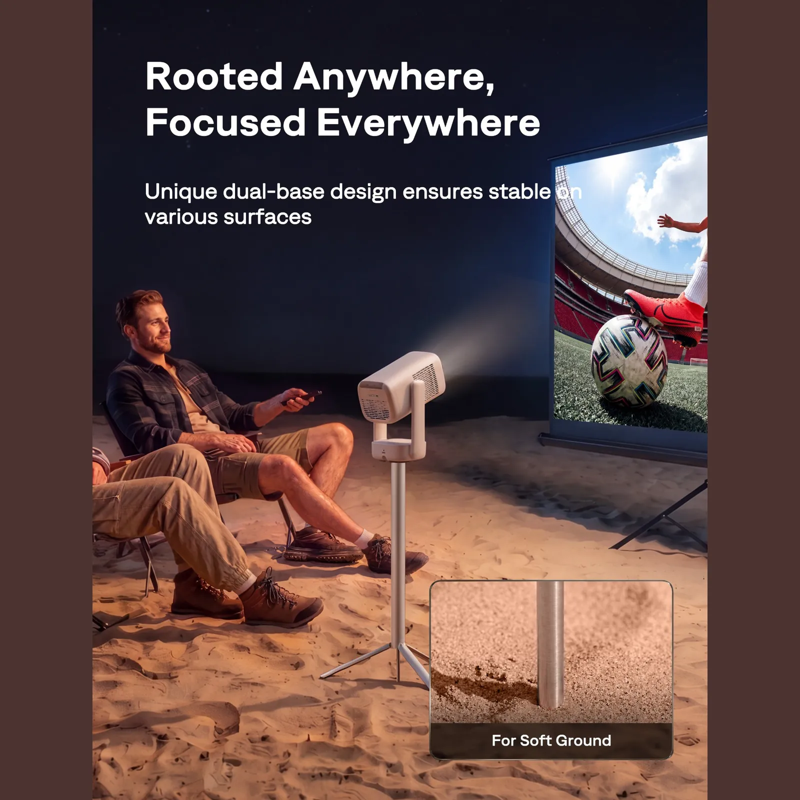 Aurzen PowerBase Projector Stand for BOOM air / D1R air / D1 air - Image 5