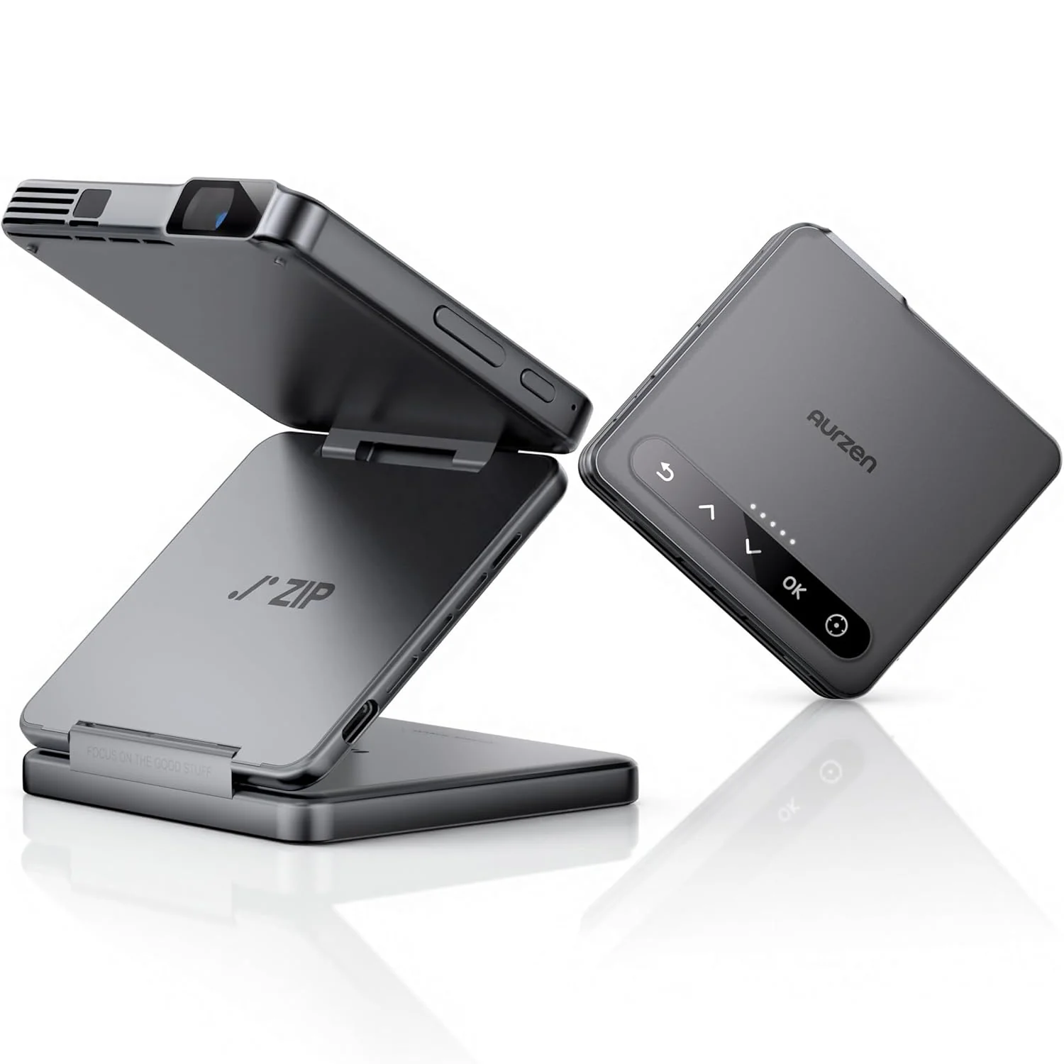 Aurzen ZIP Tri-Fold Portable Mini Projector | US Version - Image 11
