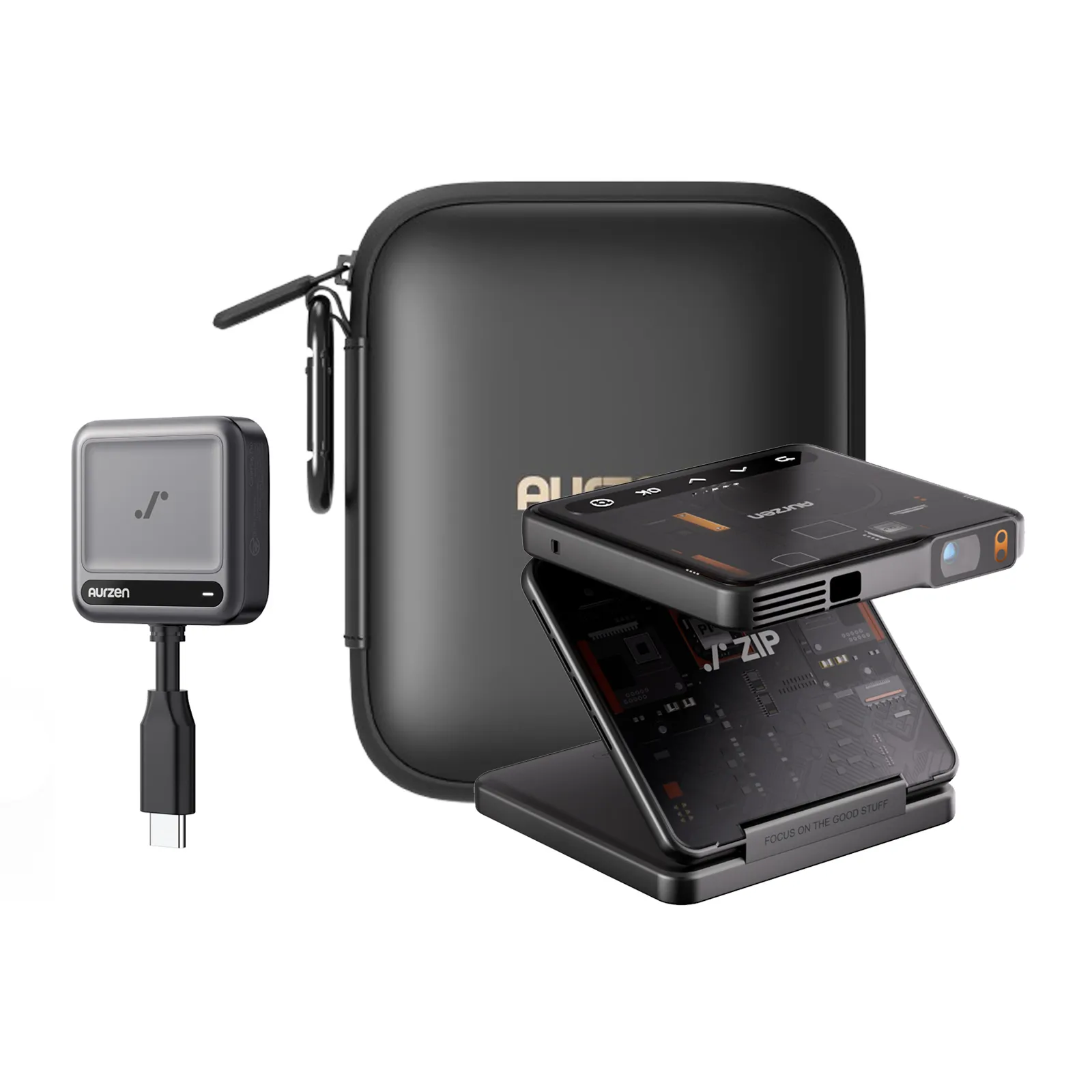 Aurzen ZIP Tri-Fold Portable Mini Projector | US Version - Image 19