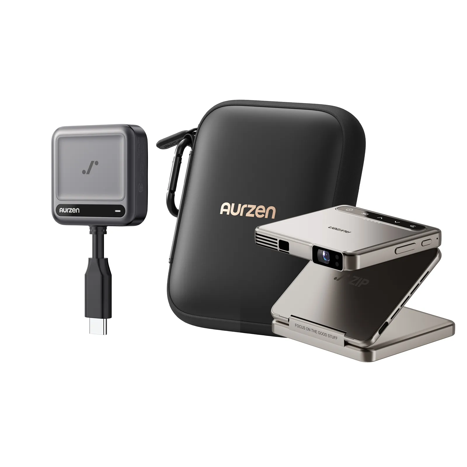 Aurzen ZIP Tri-Fold Portable Mini Projector | US Version - Image 24