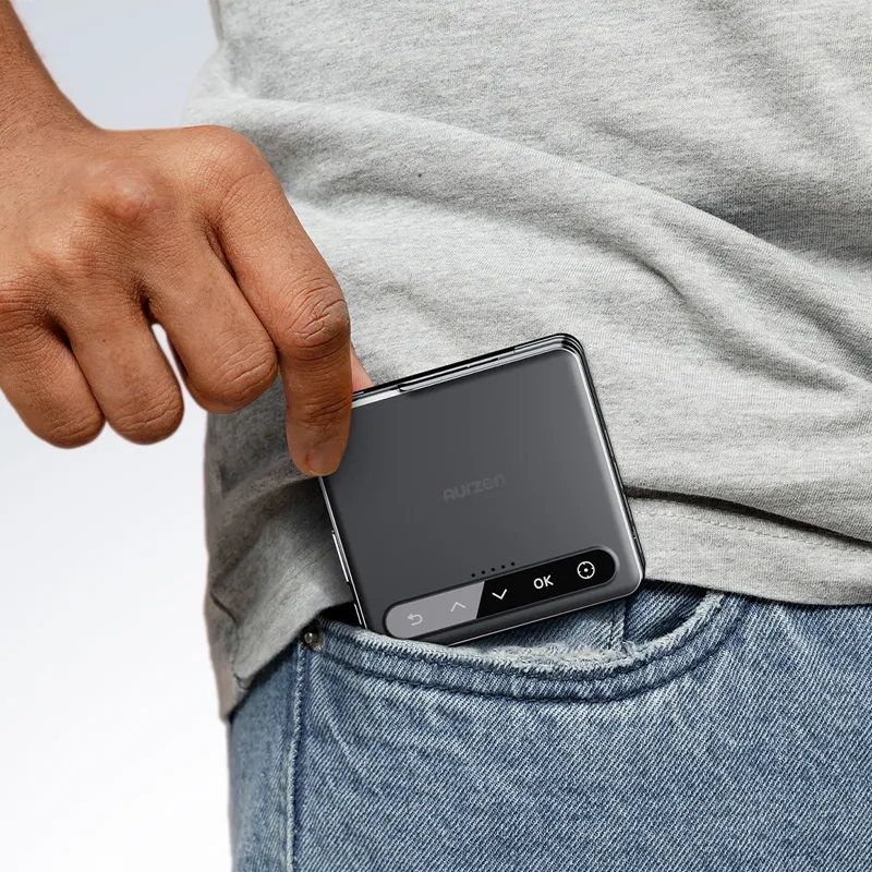 Aurzen ZIP Tri-Fold Portable Mini Projector - Image 3