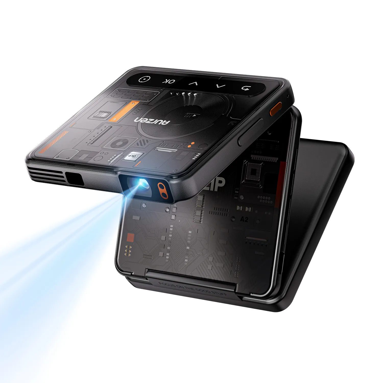 Aurzen ZIP Tri-Fold Portable Mini Projector - Image 15