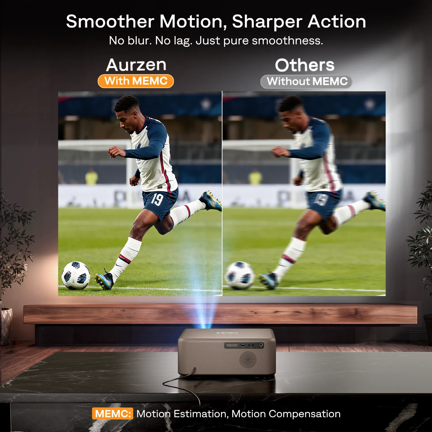 Aurzen EAZZE D1 MAX Google TV Smart Projector - Image 5