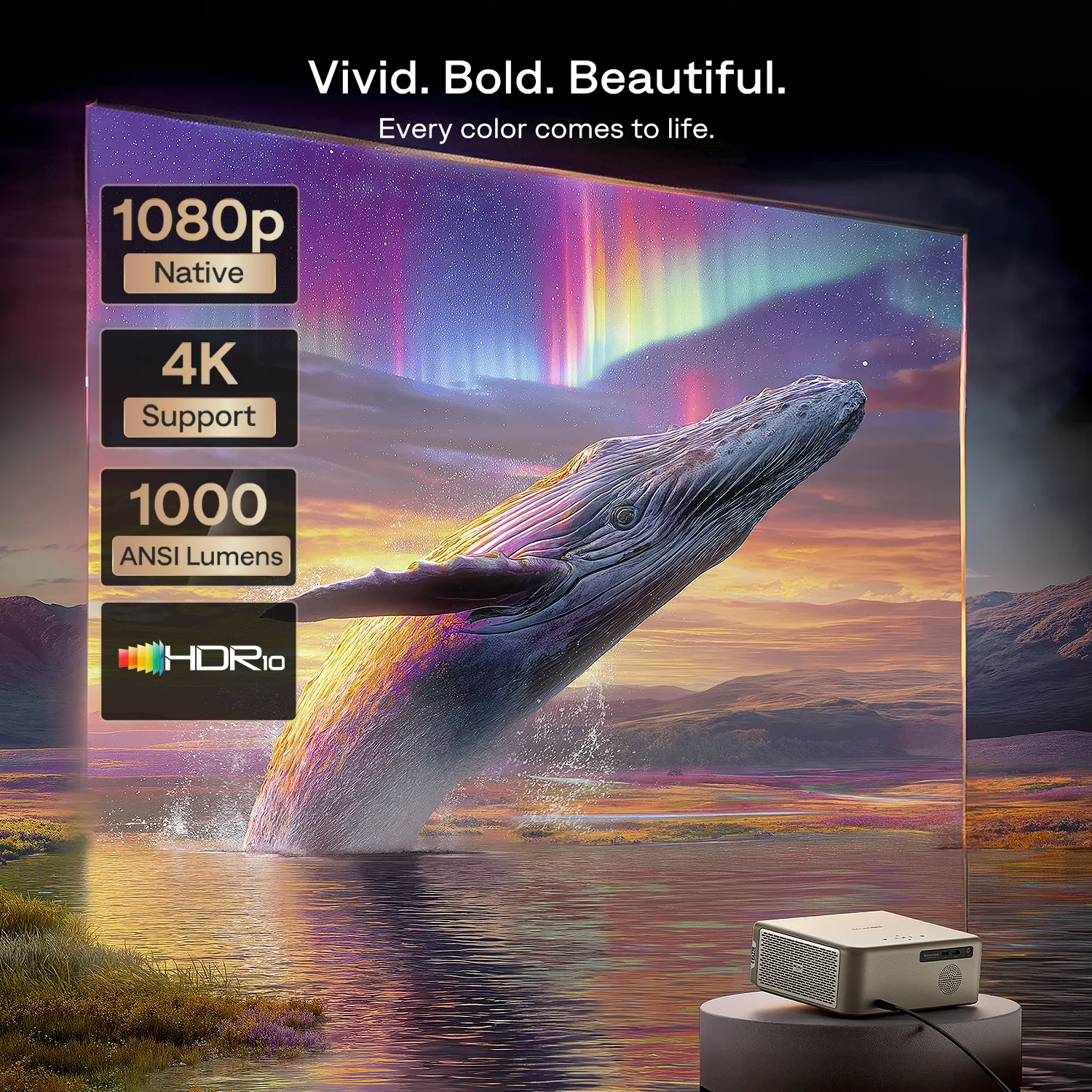 Aurzen EAZZE D1 MAX Google TV Smart Projector - Image 6