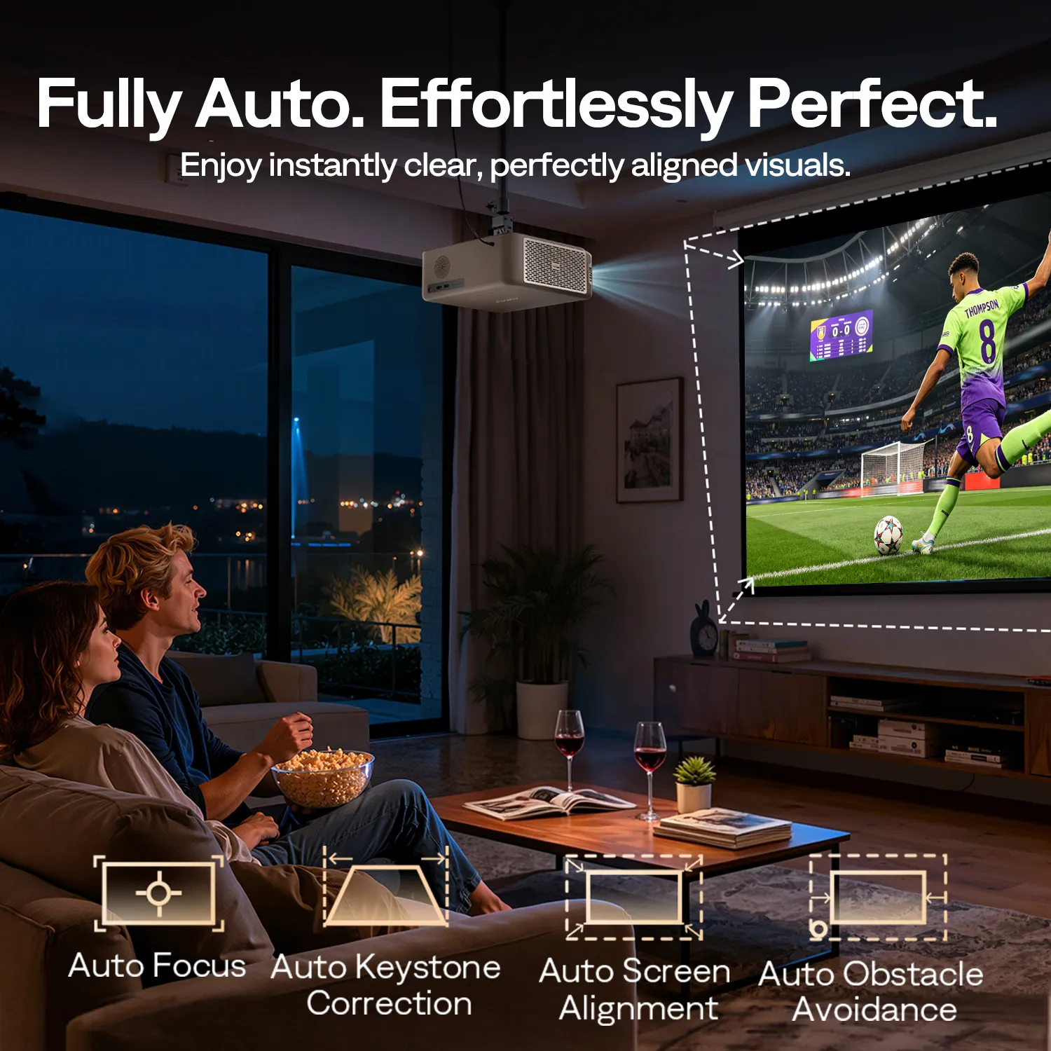 Aurzen EAZZE D1 MAX Google TV Smart Projector - Image 7