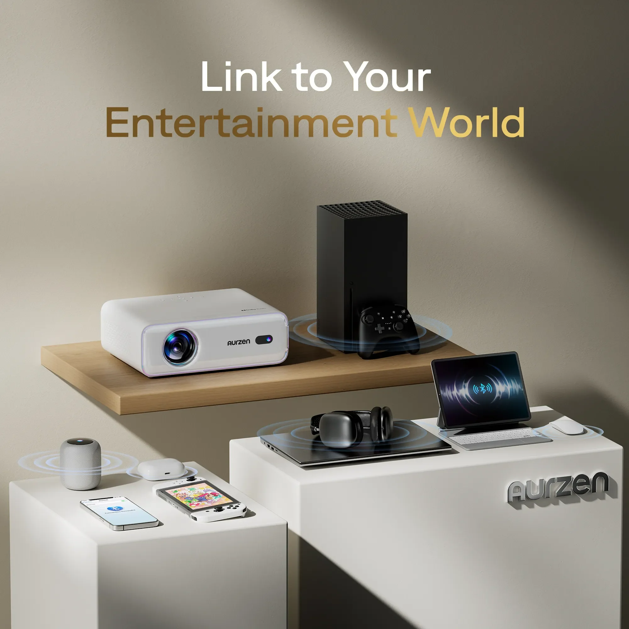 Aurzen EAZZE D1 Smart Projector - Image 6