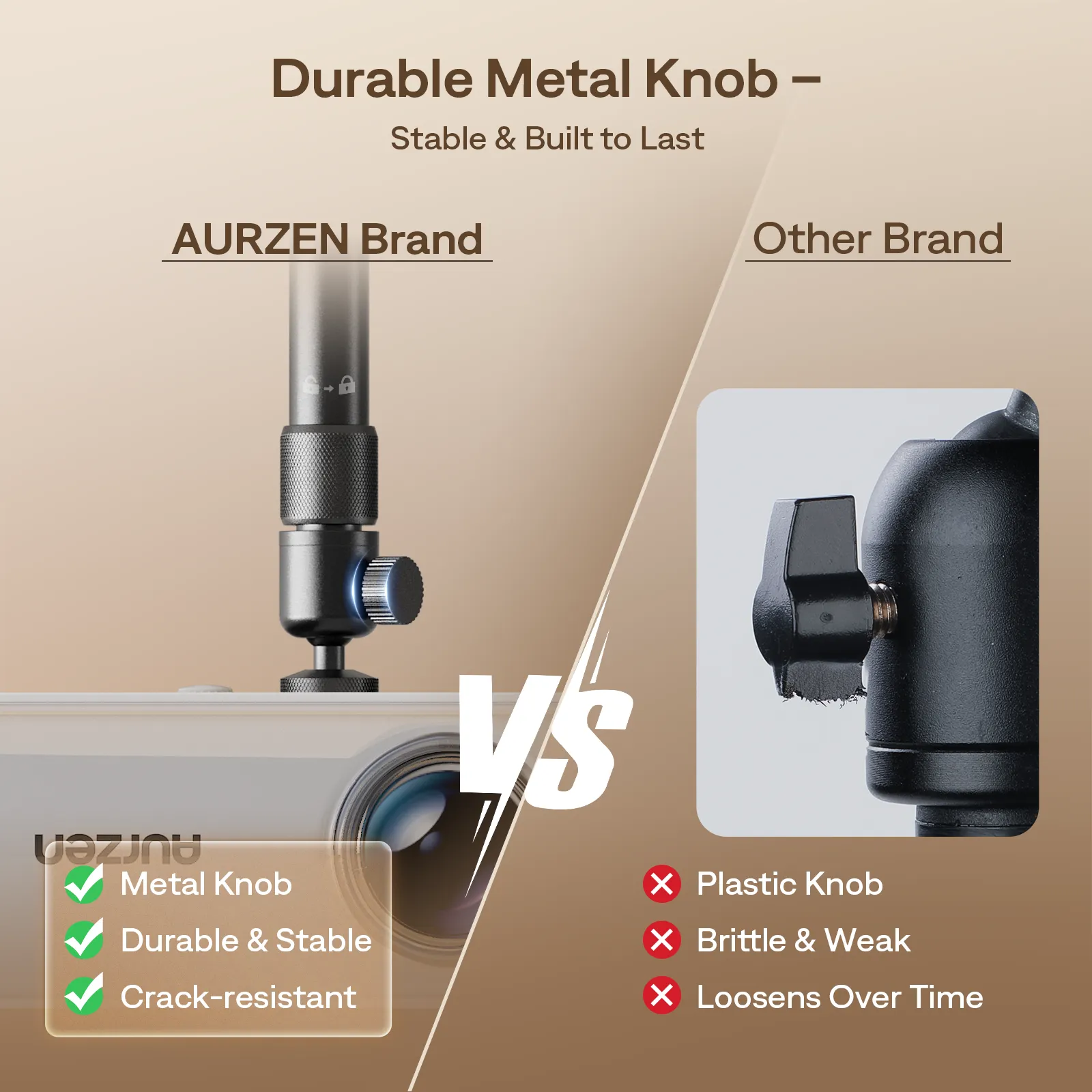 Aurzen PJ002PM Universal Projector Ceiling Mount - Image 6